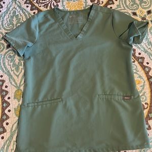 Figs Womens Jade XS 3 pocket scrub top